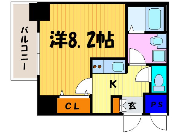 レジディア京都駅前の物件間取画像